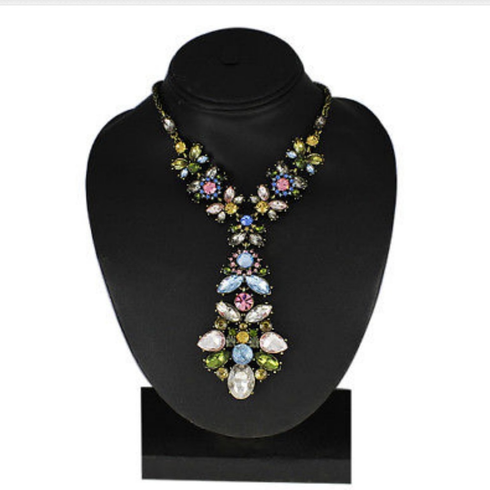 Joan Rivers Jeweled Cluster 32" Pendant Necklace